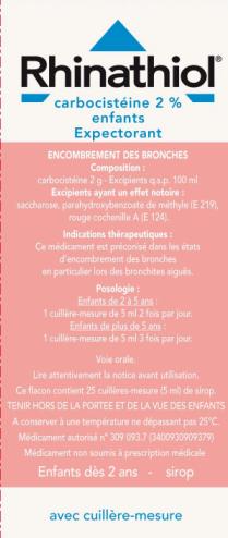 Rhinathiol 2% Children